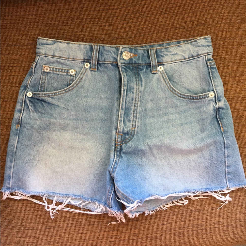 Pull & Bear denim cutoff shorts 4